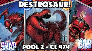 Destrosaur! Building with a complete Pool 2 collection  - Marvel Snap