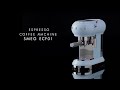 Video: Caffettiera espresso stile anni 50 bianco