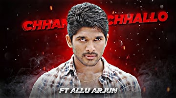 Chammak Challo Ft.Allu Arjun | Chammak Challo X Allu Arjun Edits | Allu Arjun Status