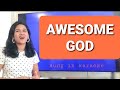 Our God is an Awesome God !!🥰🙏 Worship song,Octave Jumping & with Lyrics [Lyricist-Rich Mullins]  🎤😀