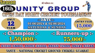 FINAL DAY || UNITY CUP CHIKHLI || ALL INDIA OPEN TOURNAMENT || 2024