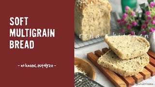 (No Knead, No Milk, Autolyze) Soft Multigrain Bread – Episode 260 screenshot 1