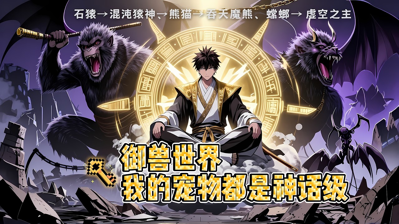《御兽世界,我的宠物都是神话级》1-125,穿越御兽世界激活武神系统!废物御兽在他眼里全是武学奇才:石猿→混沌猿神,熊猫→吞天魔熊,螳螂→虚空 ...