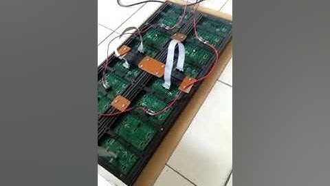 Merakit P10 Running Teks Bolak-balik (64X32)