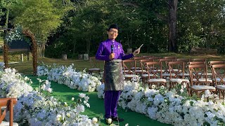 Perarakan Dulang Mas Kahwin, Hantaran & Pengantin | Berern Hill | Emcee Ezal