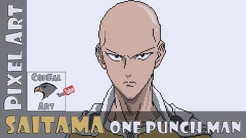 [Pixel Art] Saitama - One Punch Man