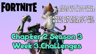 Collect Floating Rings at Lazy Lake | Dance on top of the Crane at Rickety Rig  | Guides|