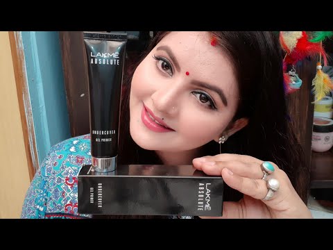 Lakme absolute under cover gel face primer review and demo | lakme new launch | silicone primer |