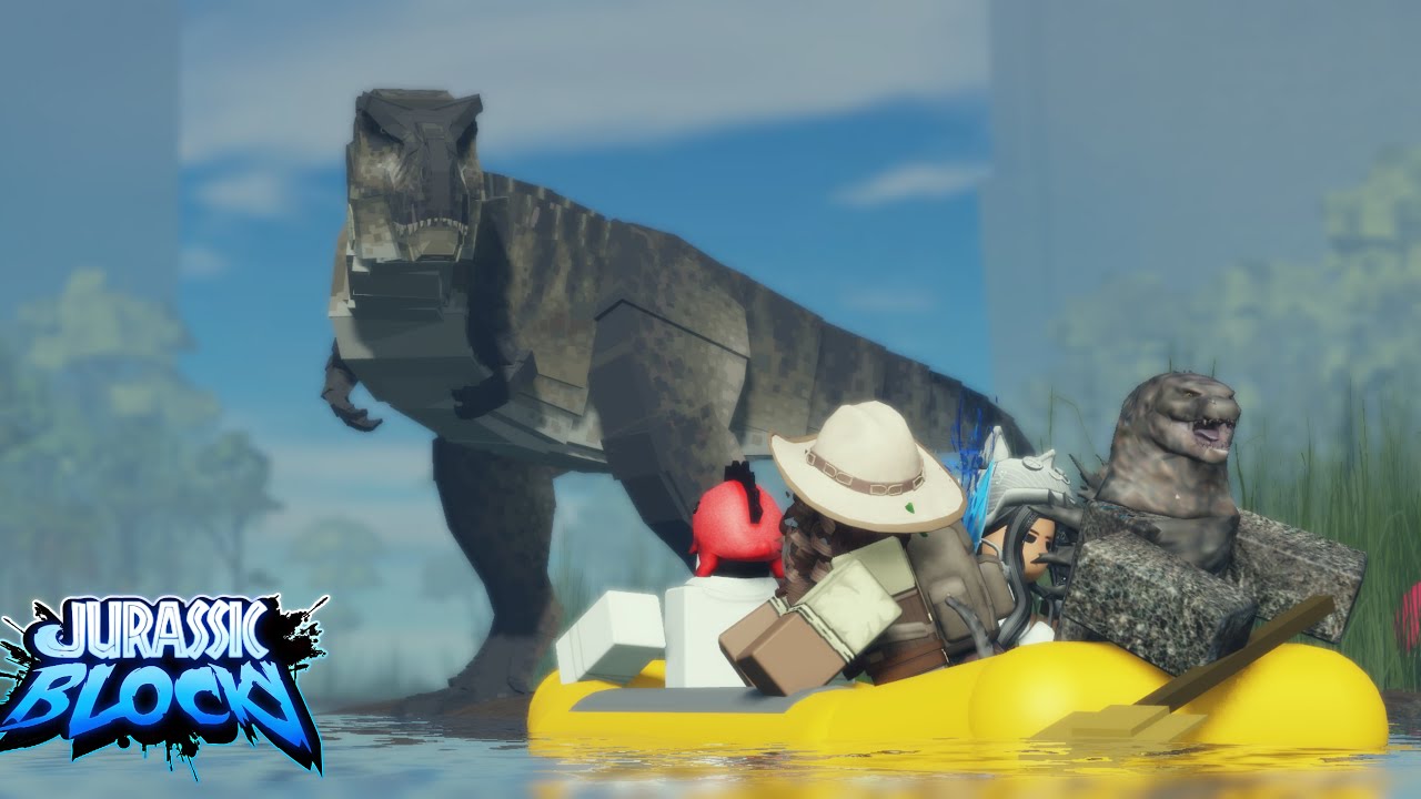 Jurassic blocky Rebirth rex teaser roblox