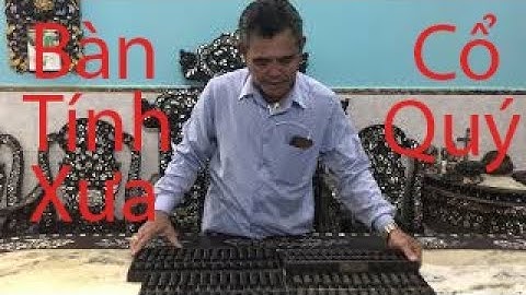 Bàn Tính Cổ Xưa | Bằng Gổ Trắc | Hàng Sưu Tầm | Quý Hiếm