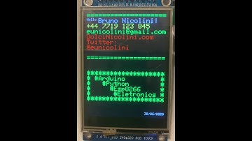 Arduino Wi-Fi analyzer.