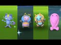 Catching Shiny Alola Meowth, Volbeat, Wobbuffet and Illumise in Buddy Event.