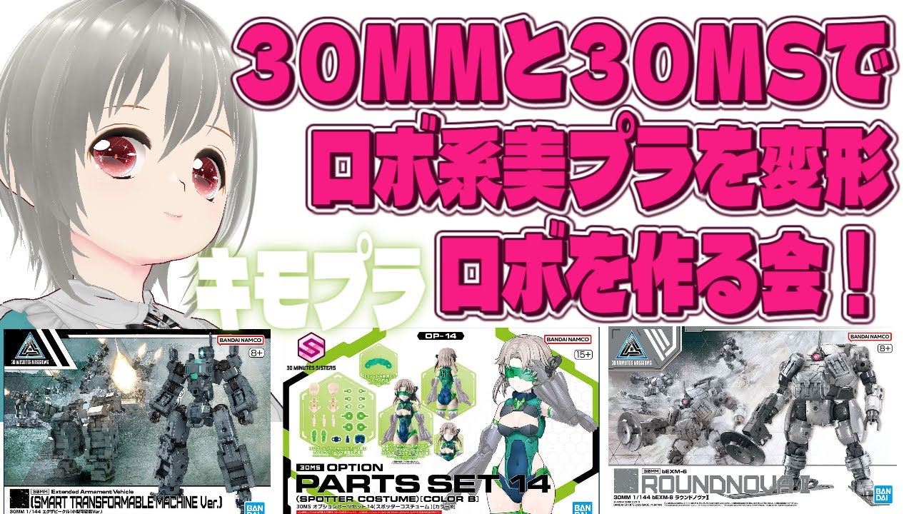 30MM×30MSでロボ系美少女プラモや変形ロボを作る会！ ドール者が美プラ