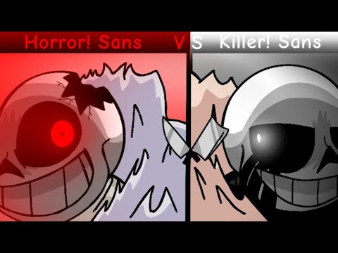 Dust!Sans vs Killer!Sans (Animation) 