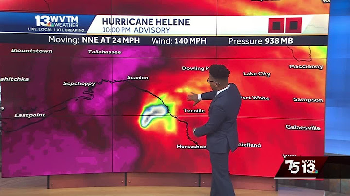 Hurricane Helene makes landfall in Florida as a major category four hurricane, impacts will stret...