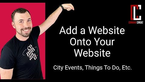 Embed a Third Party Website Onto Your Command Agent Website