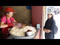 广西阿姨卖糯米饭，这一锅比自己重！26年做出名，2大盆都不够卖