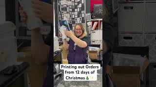 We used BIG reams of paper for our 12 Days of Christmas!