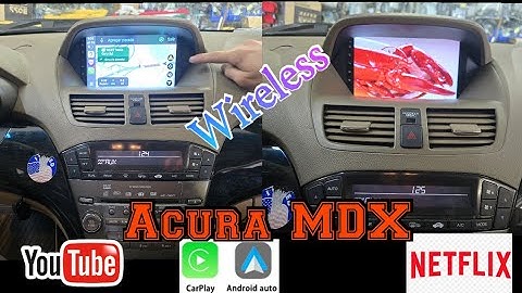2009 Acura MDX Wireless Carplay Android Auto mirror cast Netflix youtube Defective monitor