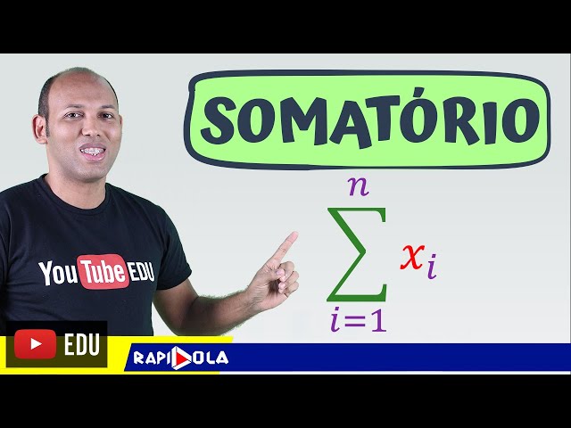 Matemática, SIM OU NÃO. - A notação Sigma, somatório de expressões  algébricas!