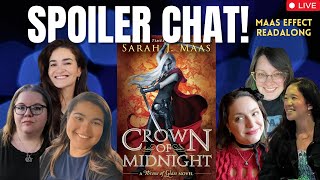 Crown of Midnight by Sarah J Maas Spoiler Chat! #maaseffectreadalong