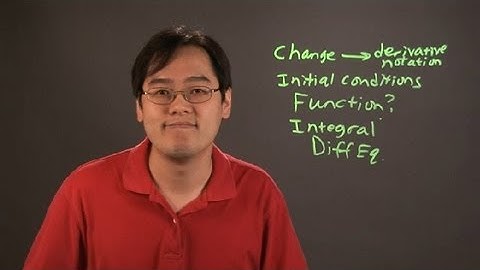 Tips on Solving the Word Problems of Differential Equations : Math Tips