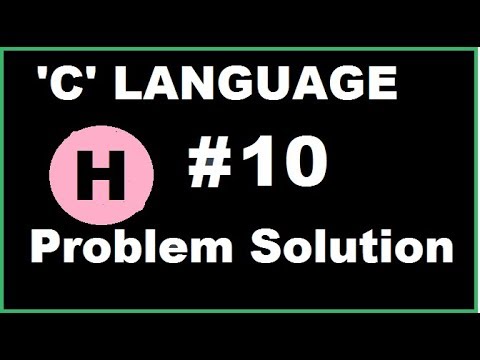 C language problem