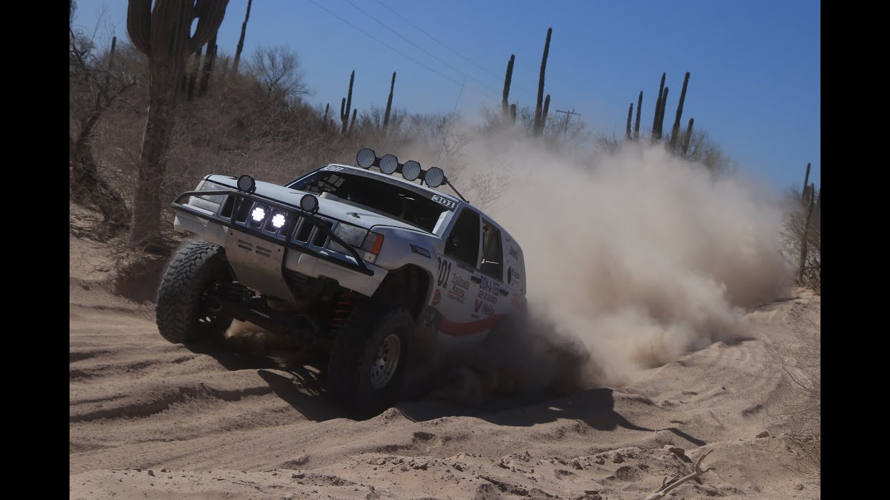 TKO Motorsports vintage DonAVee Jeep in the 2025 NORRA Mexican 1000 Rally