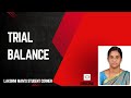 TRIAL BALANCE - INTRODUCTION IN ENGLISH & TAMIL