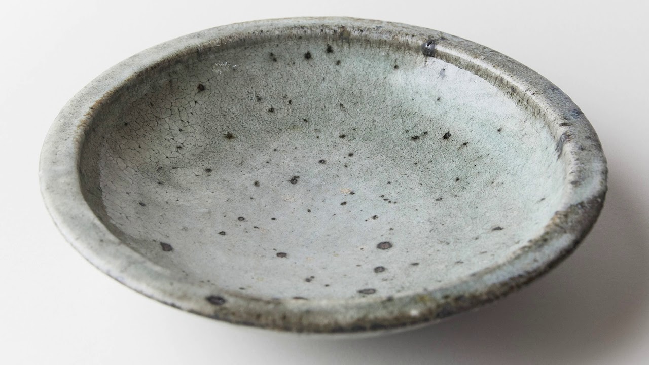 陶芸 藤井錦彩作】染付山水画飾り特大八角 沈香壺（じんこうつぼ）/ 特大