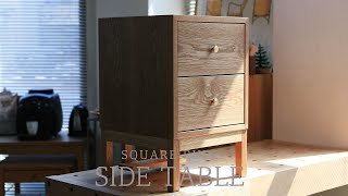 SQUARERULE FURNITURE - Making Side Table With Drawers