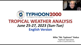 June 25-27, 2023 Update:  New LPA 93W Struggling To Develop…Localized Thunderstorms Still Expected.