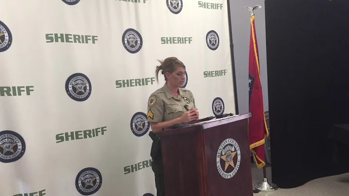 Press conference concerning the deaths of Carol Da...