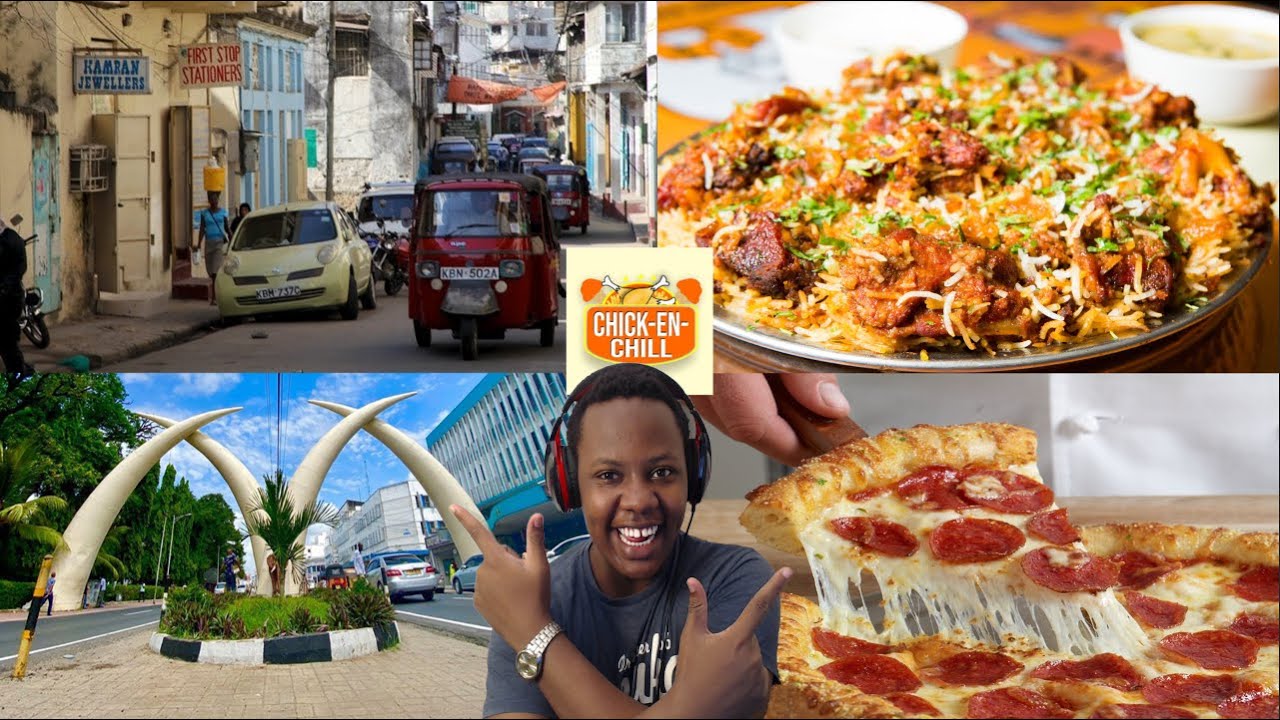 KENYAN STREET FOOD Res.  VLOGGING IN MAJENGO (old town) MOMBASA