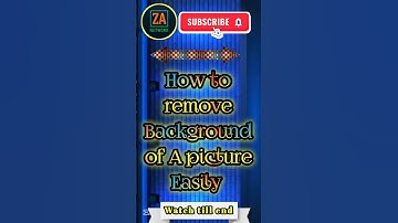 How to remove Background of a picture offline easily!Background eraser #shorts #viral #zanetwork