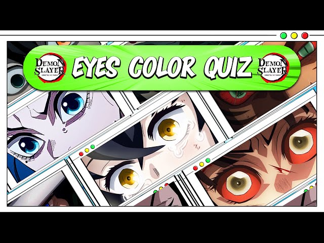 Demon slayer quiz】Who's eyes is this?【kimetsu no yaiba】 