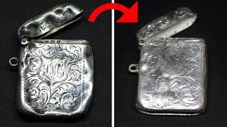 ANTIQUE SILVER VESTA CASE RESTORATION (1910-1911)