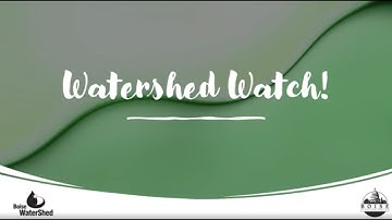 Watershed Watch - Introduction