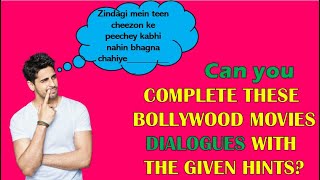 Complete These Famous Bollywood Dialogues!! Bollywood Challenge Video 2021 | Quiz Charm screenshot 5