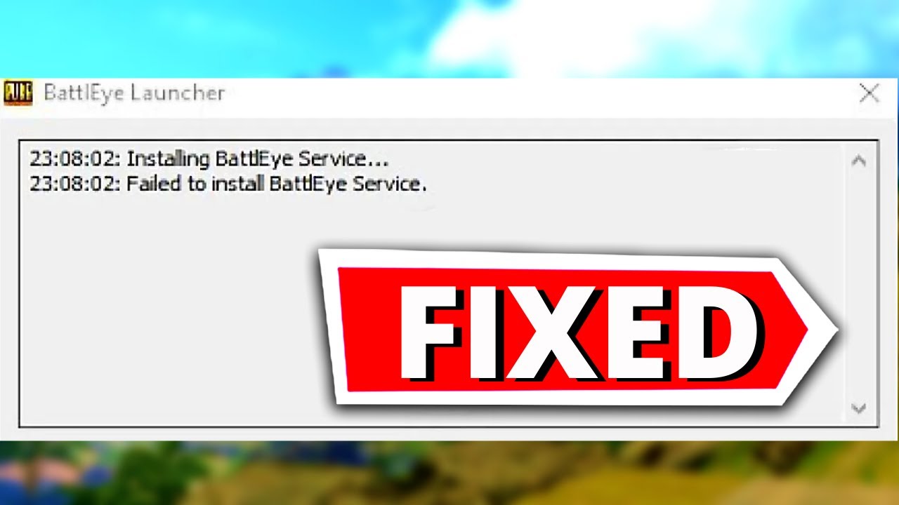 Install battleye service unturned