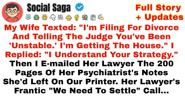 My Wife Texted: "I'm Filing For Divorce And Telling The Judge You've Been 'Unstable.' Reddit Stories