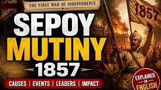 Complete Explanation of the Sepoy Mutiny 1857 | Causes to Consequences