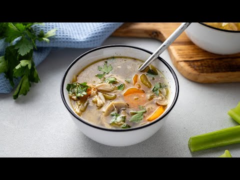 Easy Keto Chicken Soup High Protein Recipe