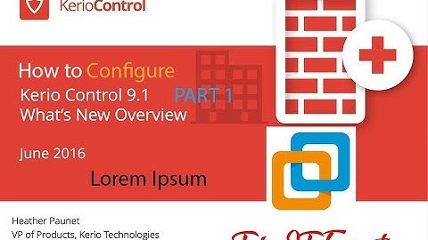 how to configure kerio 9.1 firewall on Vmware lab by Taha IT Expert