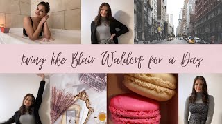 Living Like Blair Waldorf For 24 Hours Lockdown Edition Shopping, Macarons, Etc.