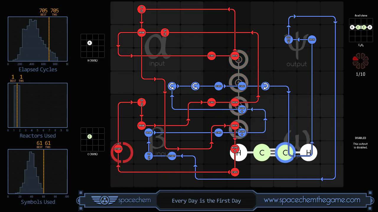 SpaceChem - Every Day is the First Day (705/1/61)