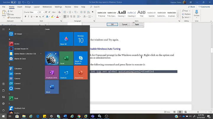 Fix Slow file copy speed in Windows 10