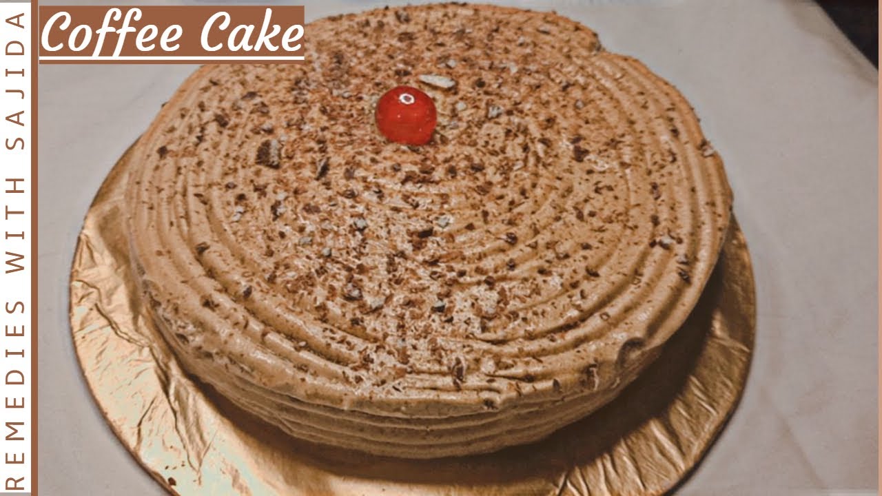 Cake Remedy Coffee Cake Without Oven || Soft Sponge Cake || Remedies With Sajida ...