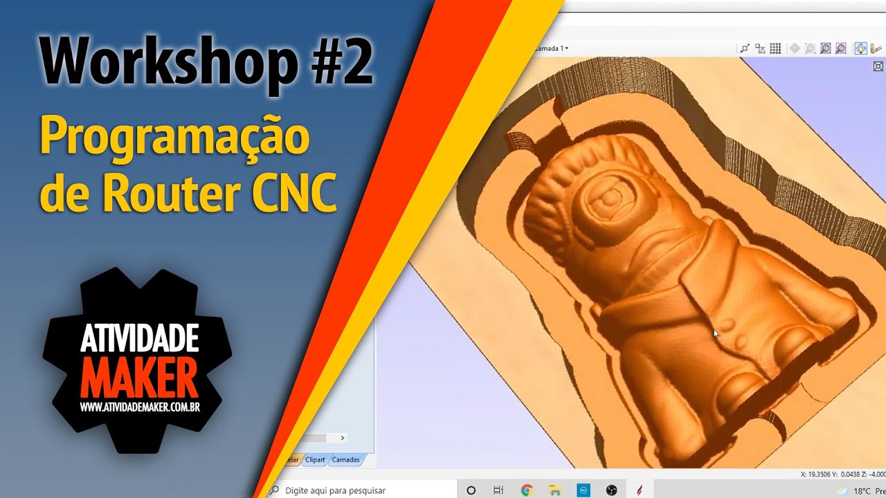 Workshop 1 - Programação de Router CNC - Aspire