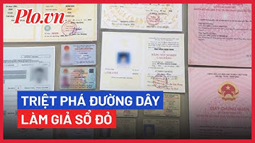 Triệt phá đường dây chuyên làm giả sổ đỏ, căn cước công dân gắn chíp - PLO